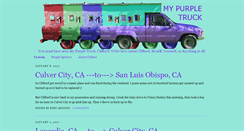 Desktop Screenshot of mypurpletruck.roryaronson.com