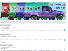 Tablet Screenshot of mypurpletruck.roryaronson.com